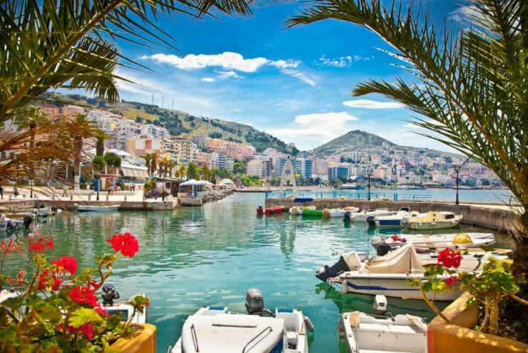 Stylish Seaview House Apartment Sarande Bagian luar foto